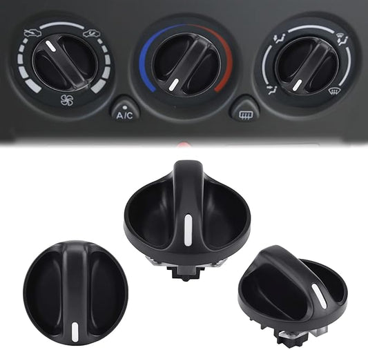 3PCS AC Heater Blower Fan Control Knob, AC Heater Control Knob Compatible by Middrivr