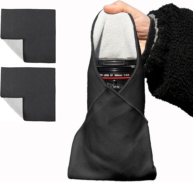 2 Pack Camera Protective Wrap, Lens Protector, Magic Self-Adhesive Cloth by MDAOCRY