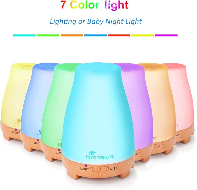 Diffuserlove Essential Oil Diffusers 200ML Remote Control Diffuser Mist - Image 2