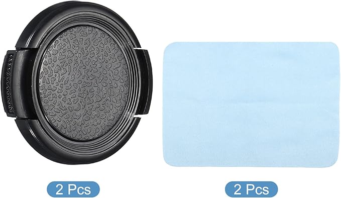 PATIKIL Camera Lens Cap, 2 Pack Sides Pinch Front Lens Cover - Image 3