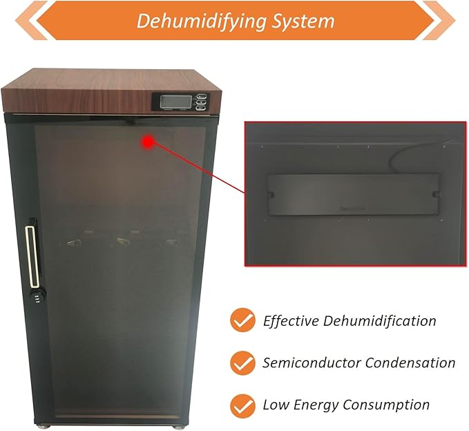 Musical Instrument Dehumidifying Dry Cabinet Box Bass Violin Display Case - Image 5