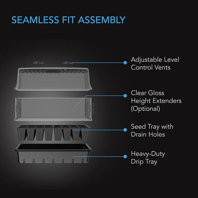 AC Infinity Humidity Dome, Heavy-Duty Germination Kit - Image 3