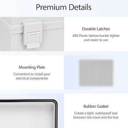 Electrical Box IP65 Waterproof Dustproof ABS Plastic Enclosure Outdoor and - Image 4