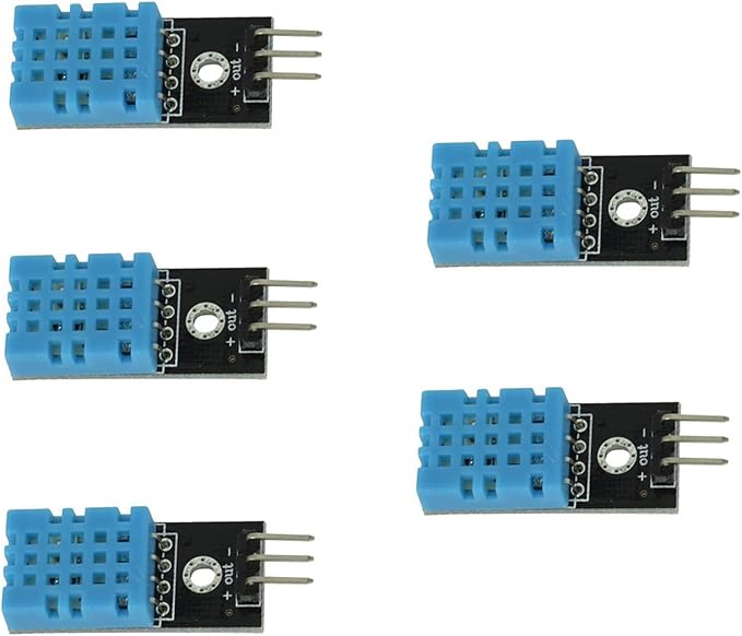 5 Pieces DHT11 Temperature & Humidity Sensor Module Digital Temperature and - Image 2