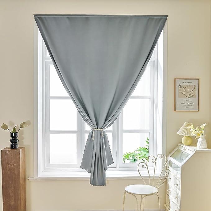 Adhesive Curtain 100% Blackout No-Drill Easy Install - Image 7