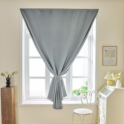 Adhesive Curtain 100% Blackout No-Drill Easy Install - Image 7