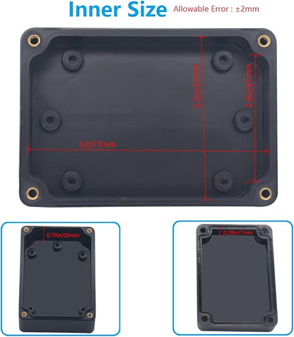 Project Box ABS Black Electrical Boxes IP67 Outdoor Waterproof box Electronic - Image 6