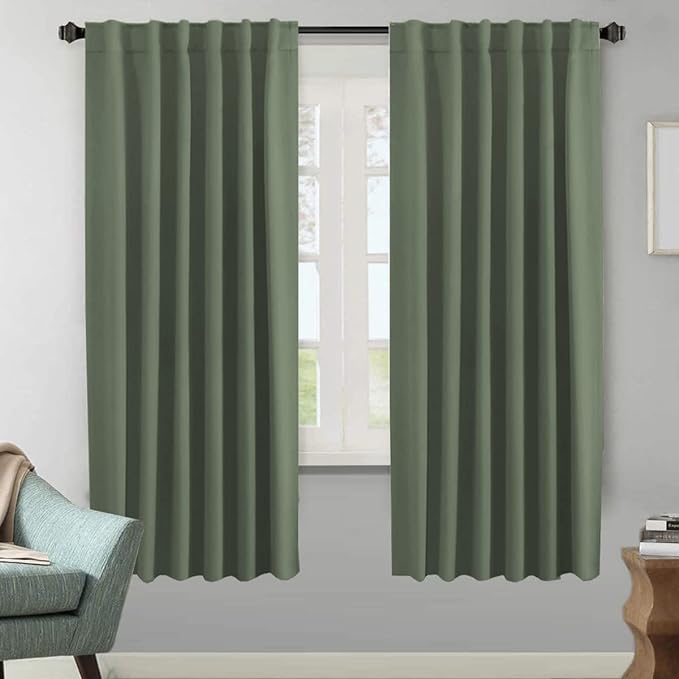 H.VERSAILTEX Blackout Curtains Thermal Insulated Window Treatment Panels Room by HVERSAILTEX