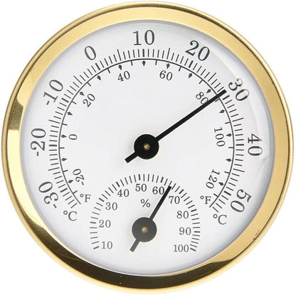 TEAMWILL Mini Analog Thermometer Hygrometer Humidity Meter Room Indoor - Image 2