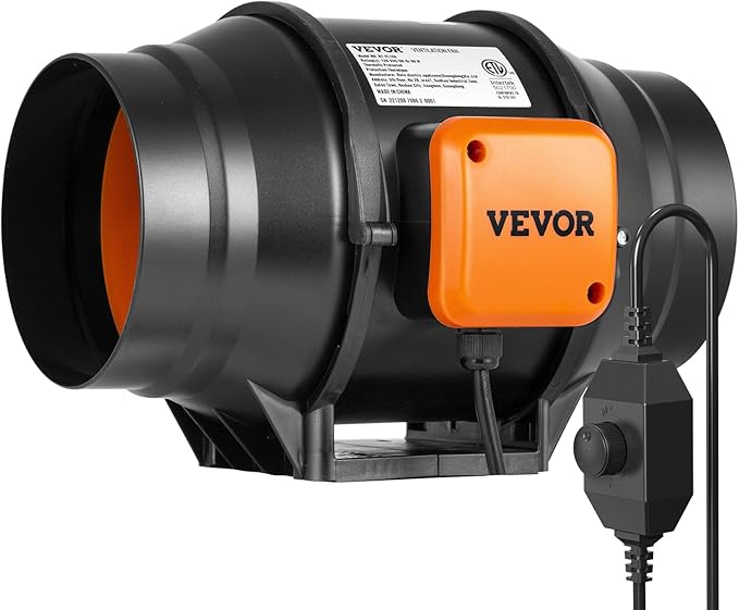 VEVOR Inline Duct Fan, 6-Inch 400 CFM by VEVOR