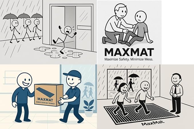 MaxMat® Extra Large Rubber Entry Mat - Image 8