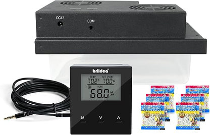 Briidea Electric Humidifiers for Cabinet, 30% RH~80% RH Humidity Setting Values by briidea