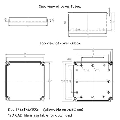 Junction Box，6.9"x 6.9"x 3.9" Outdoor Electrical Box - Image 8