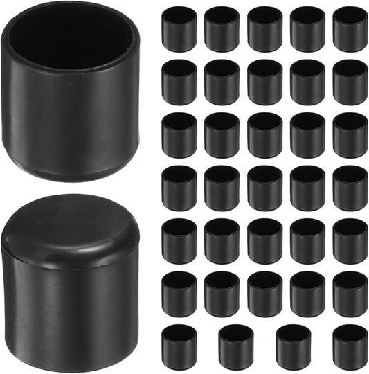 uxcell 36pcs Round Chair Leg Caps 22mm/0.9" PVC Chair Leg Floor Protectors by uxcell