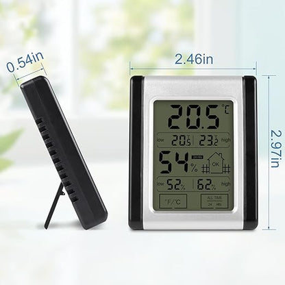 Digital Indoor Thermometer and Hygrometer Monitor - Image 2