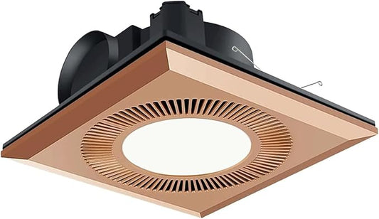 Bathroom Exhaust Fan with LED Light Vent Fans by Youstartanewlife