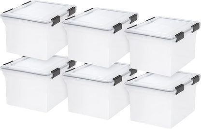 IRIS USA 32 Quart WEATHERPRO Plastic Storage Box by IRISUSA