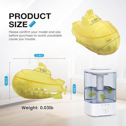 puxyblue   9-Pack Humidifier Tank Cleaner Yellow Small - Image 5