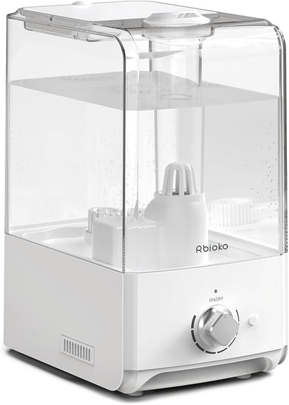 Humidifiers for Bedroom Large Room, Top Fill 6.5L Cool Mist Humidifier by Rbioko