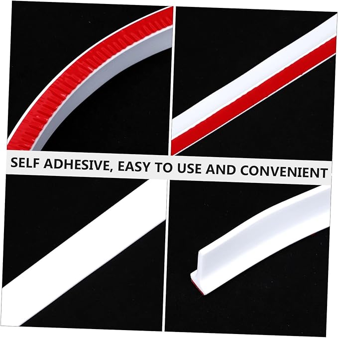 Bathroom Strip Shower Drain Accessories Toilet Sealing Strip Curved Water - Image 6