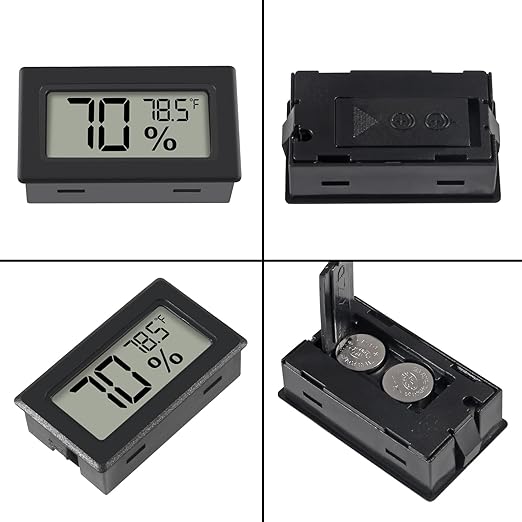 12 Pack Mini Hygrometer Indoor Humidity Meter Hygrometer Thermometers Humidity - Image 3