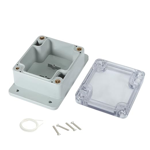 Waterproof Dustproof ABS Plastic Junction Box Universal Electric Project - Image 2