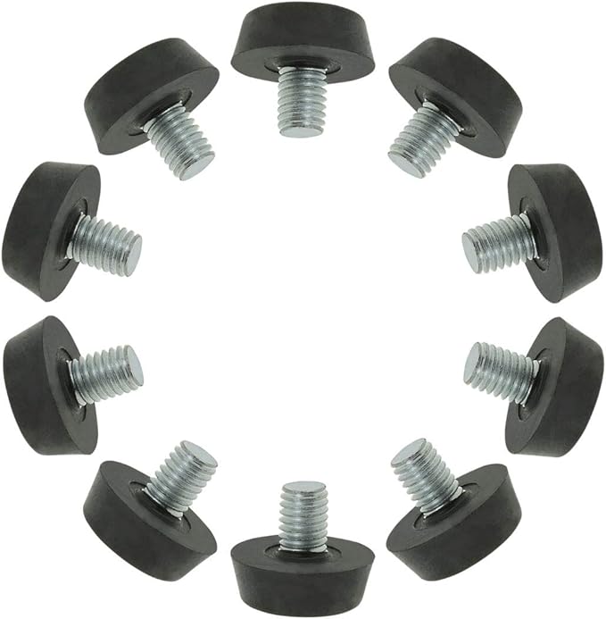 uxcell M8 x 10 x 22mm Furniture Glide Leveling Feet Adjustable Leveler Floor by uxcell