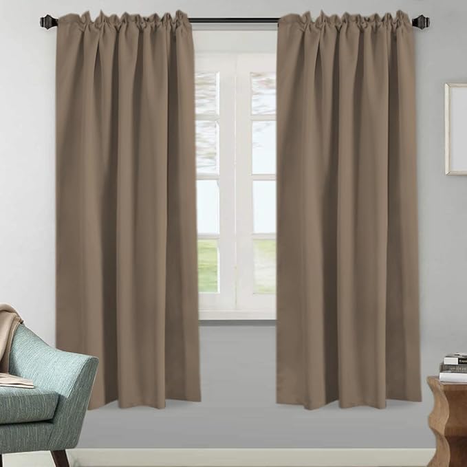 H.VERSAILTEX Blackout Curtains Thermal Insulated Window Treatment Panels Room - Image 2