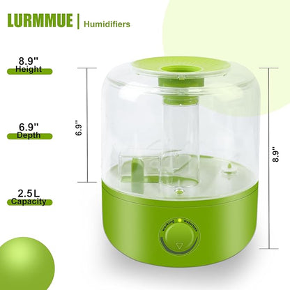 Terrarium Humidifier 2.5L – Top-Fill Ultrasonic Reptile Mister System, - Image 2