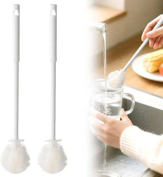 360° Flexible Silicone Bottle Brush by AprYew