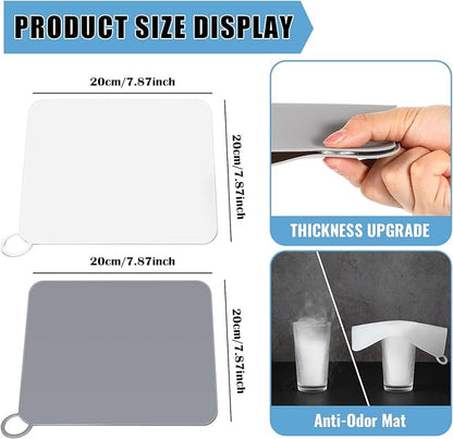 Yinkin 6 Pcs Drain Covers to Keep Bugs Out Silicone Shower Floor Tub Stoppers - Image 2