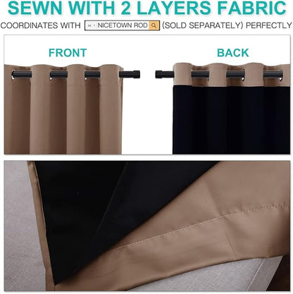 NICETOWN Extra Long Truly Blackout Drapes - Image 5