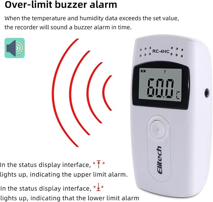 RC-4HC Digital USB Temperature Humidity Data Logger High Precision Temperature - Image 3