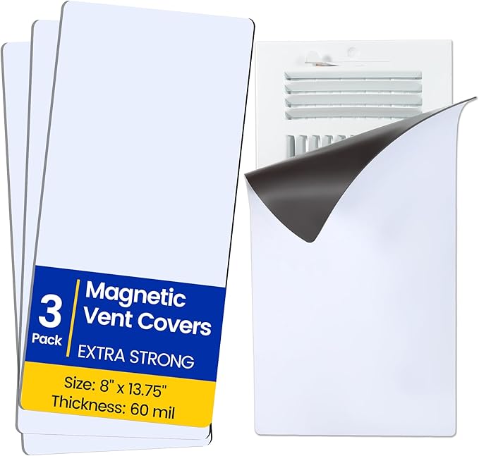 Magnetic Vent Covers, Extra Strong Magnets, Complete Seal, Air Vent Covers by Unknown