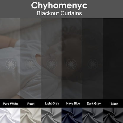 Chyhomenyc Taupe Short Blackout Curtains 45 Inch Length, Small Kitchen Curtain - Image 9