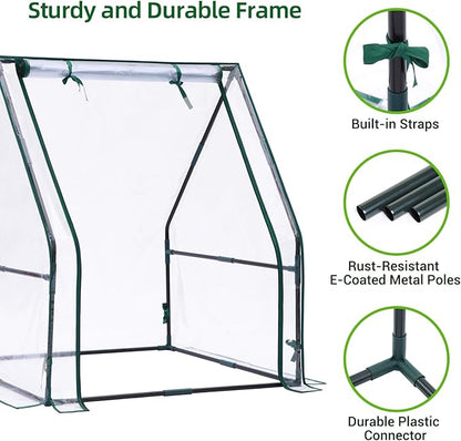 Mini Greenhouse for Indoor Outdoor: Ohuhu Portable Green House - Image 6