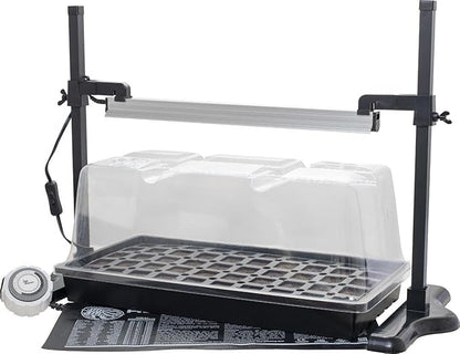 SunBlaster Seed Starting Growing Herbs Kit SL1611208 Grow Light, Heat Mat Timer by SunBlasterLighting