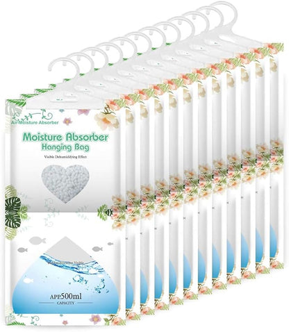 CANAGER Hanging Moisture Absorber-12 Packs, Hanging Dehumidifier Bags by CANAGER