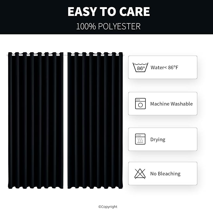 Waterproof Outdoor Curtain W105 x L108 - Image 6