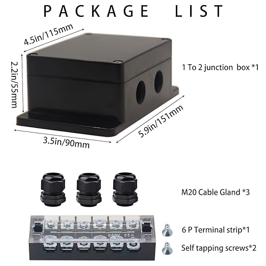 Watertight Junction Box, IP67 Waterproof Electrical Project Box - Image 7