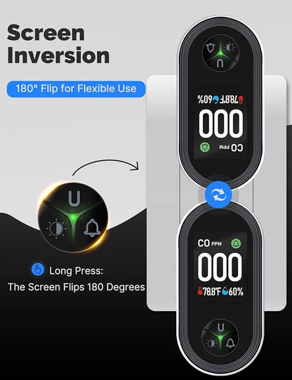 3IN1 Carbon Monoxide Detector Combination Plug in, CO Monitor - Image 6