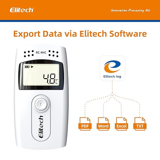 Elitech Digital Temperature Humidity Data Logger Medical Refrigerator - Image 2