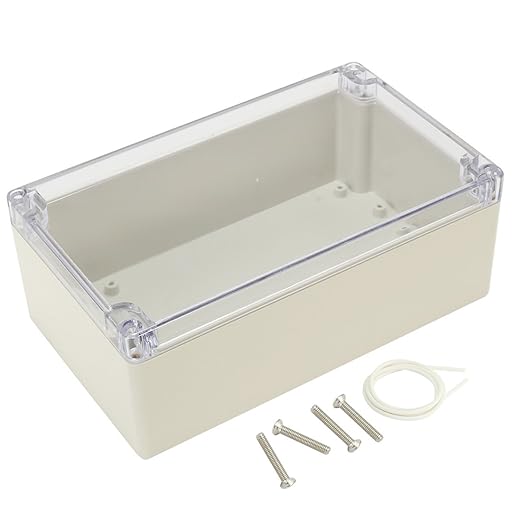 ABS Plastic Junction Box, Dustproof Waterproof IP65 Electrical Box by AWCLUB
