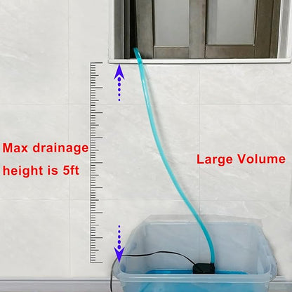 Small Pump With Level Sensor, 5 FT Drain Lift, Large Volume, 110V Automatic - Image 4