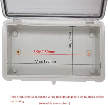 Zulkit Junction Box ABS Plastic Dustproof Waterproof IP65 Electrical Boxes - Image 5