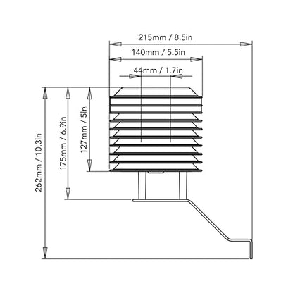 Weather Sensor Air Temperature Humidity CO2 Light Intensity Sensor RS485 Output - Image 9