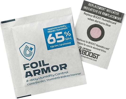 65% RH, 2-Way Humidity Control Packs by FoilArmor
