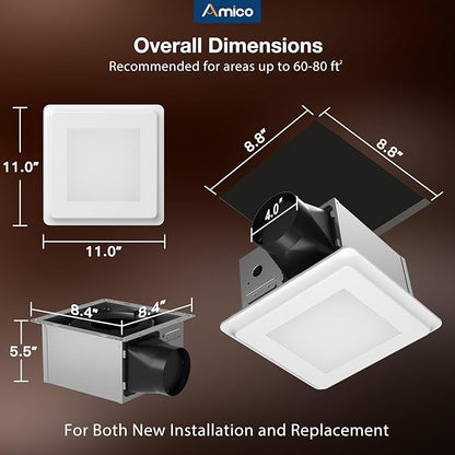 Amico Bathroom Exhaust Fan - Image 2