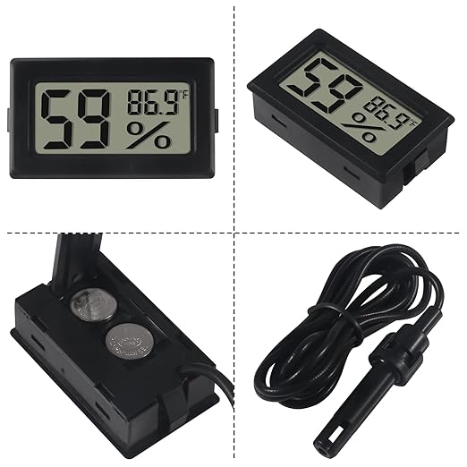 6-Pack Mini Digital Thermometer Hygrometer - Image 2
