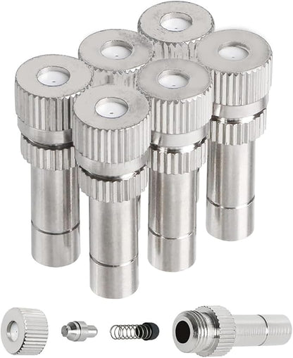 20pcs Brass Mister Nozzles, 6mm Misting Nozzles - Image 3
